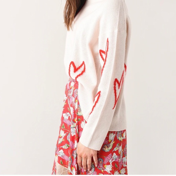 Zadig & Voltaire "Markus Markus" Intarsia Cashmere Sweater WMNS L NWOT - Picture 13 of 16